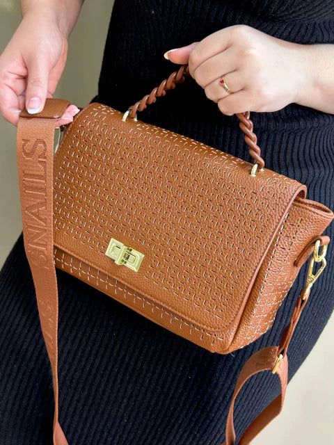 Bolsa Modelo Elegante de Mão - Snails