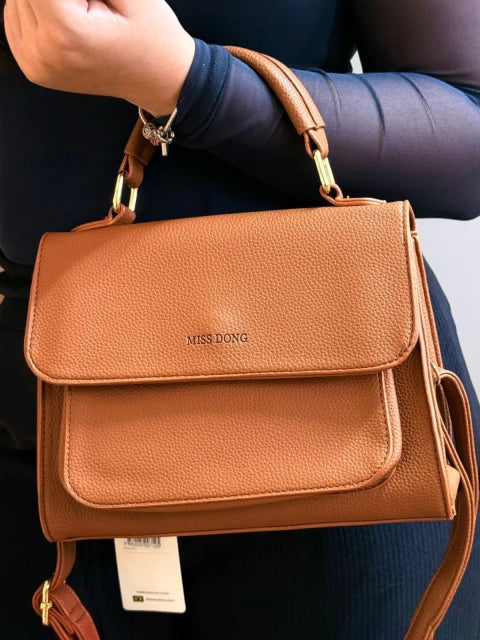 Bolsa Modelo de Mão com Lenço - Miss Dong